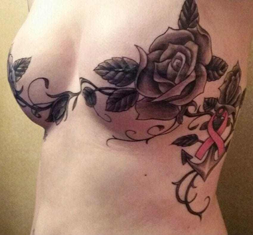 40 Breast Tattoos For Women That Steal Your Heart In 2024 Fashionterest