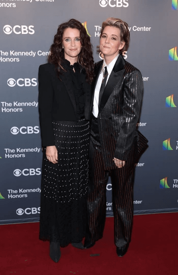 Brandi Carlile and Catherine Shepherd at 45th Kennedy Center Honors red carpet look
