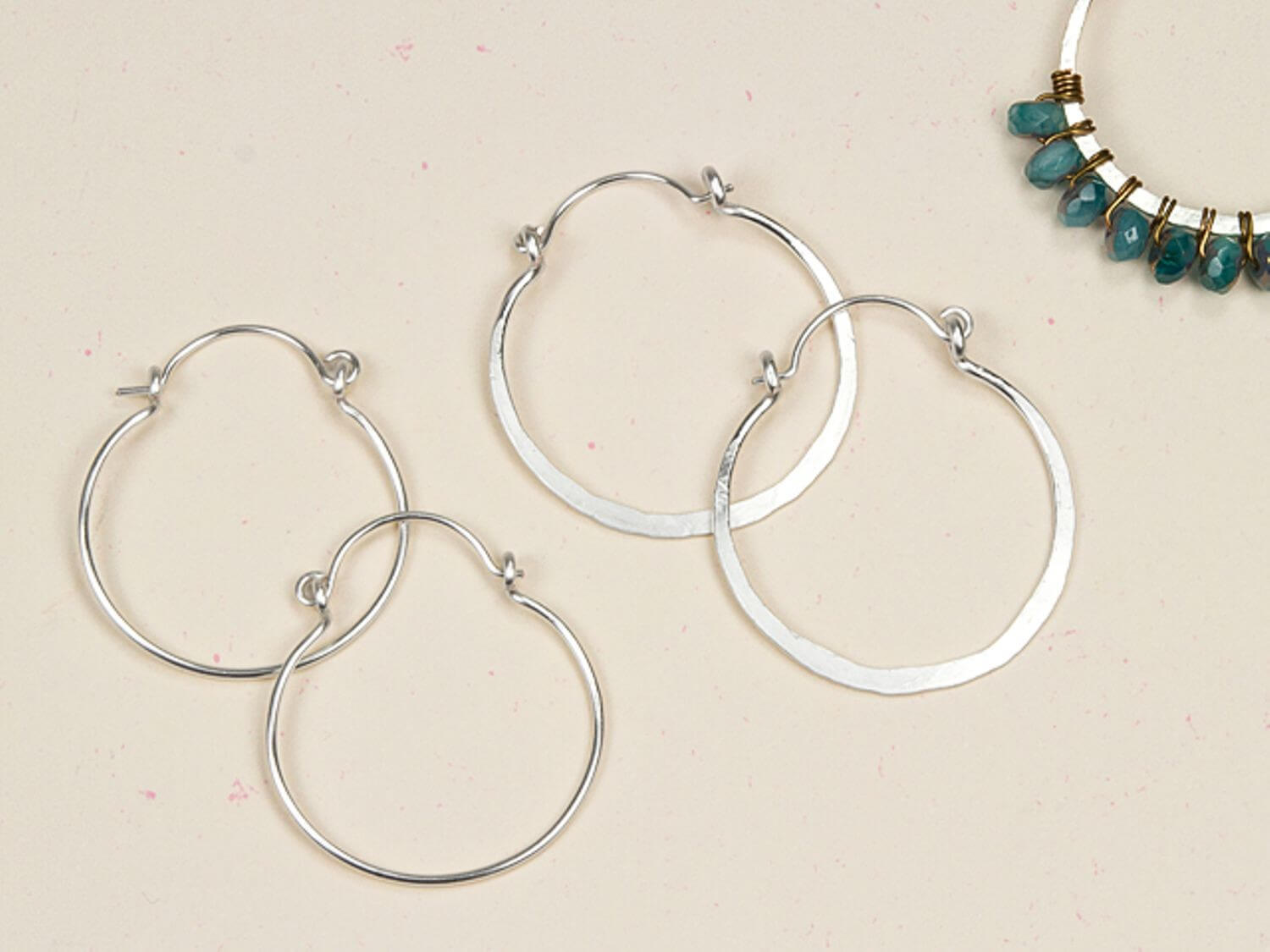 silver handmade earrings 