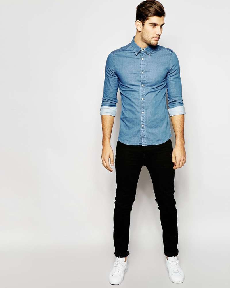 Casual Menswear with denim style