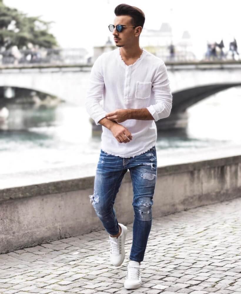 Casual Menswear in jeans