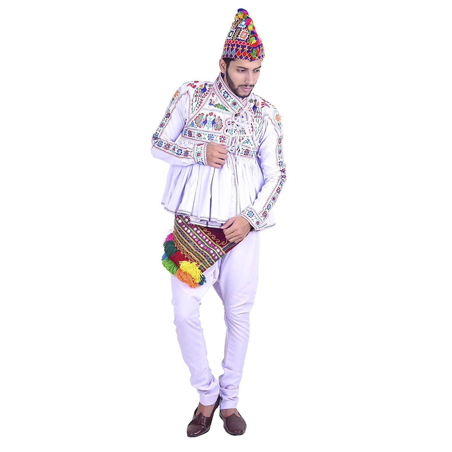 white outfit navratri dress for men