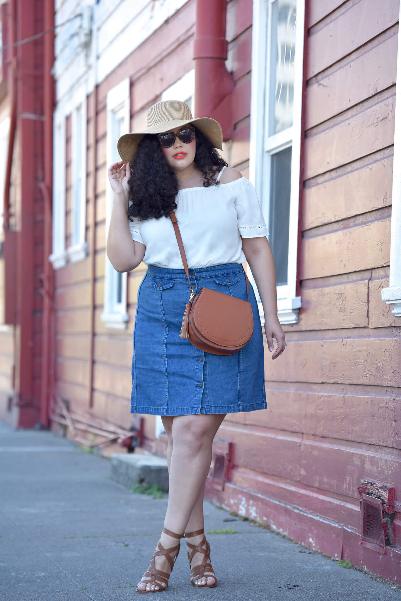 Denim Skirts Outfit