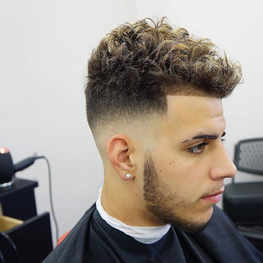 Attractive Perm Hairstyle For Men