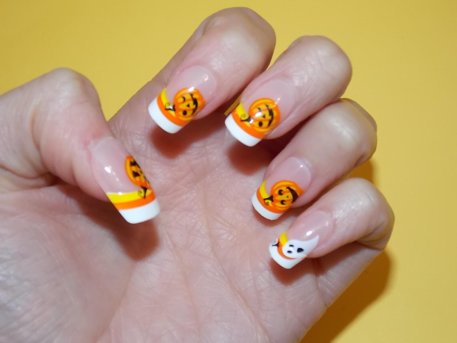 short halloween nails