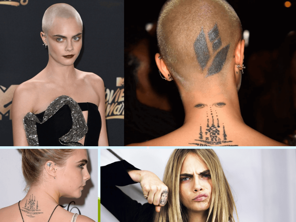 A Guide To Cara Delevingne s Tattoos And Their Meanings Fashionterest
