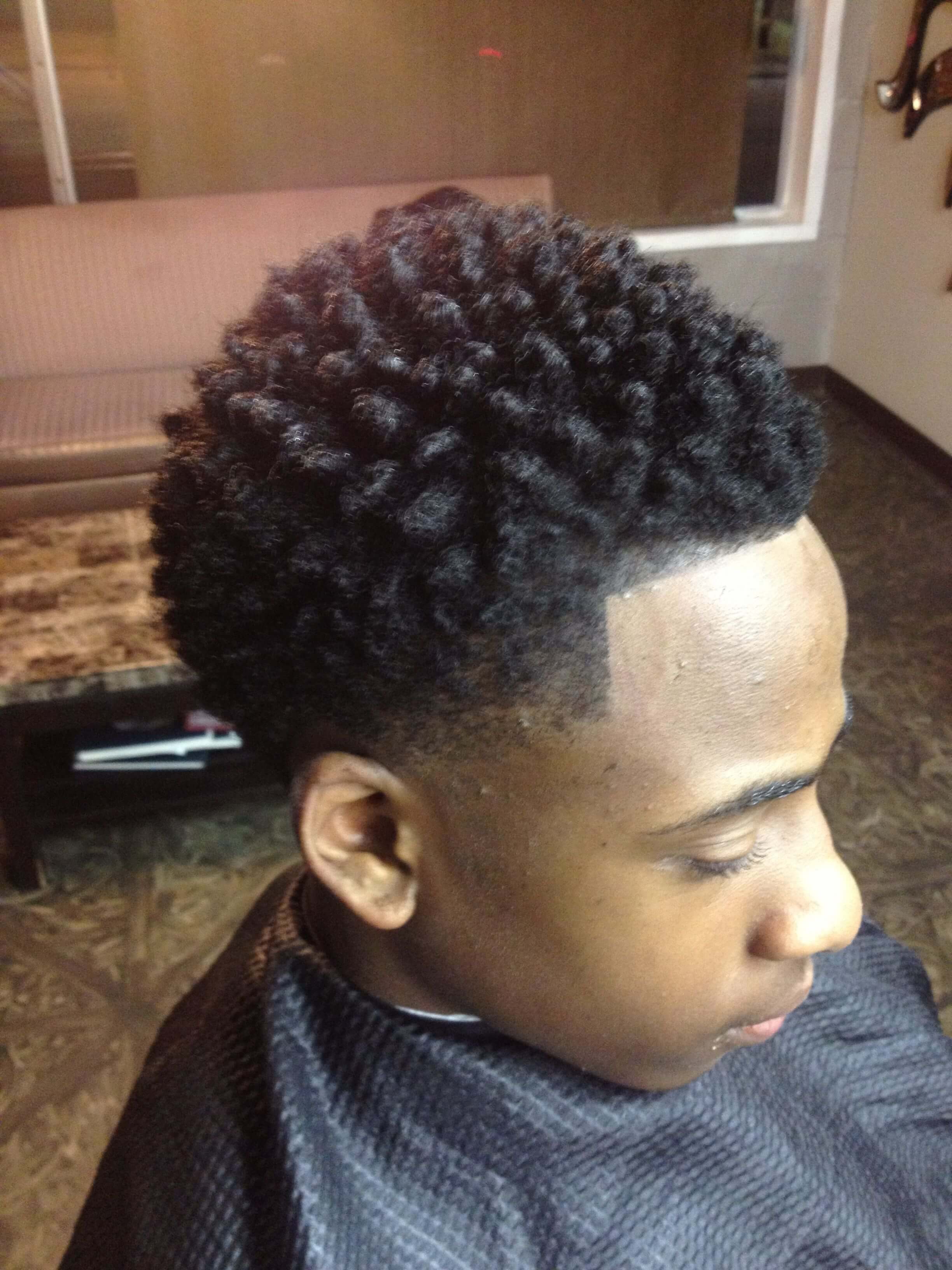black guy haircuts with blonde