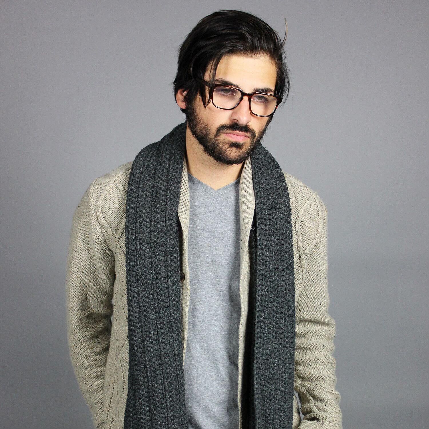 men scarf styles
