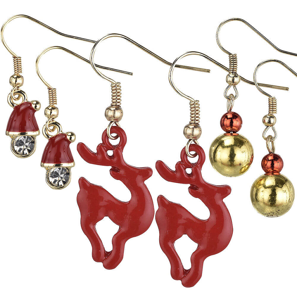 christmas tree earrings to make