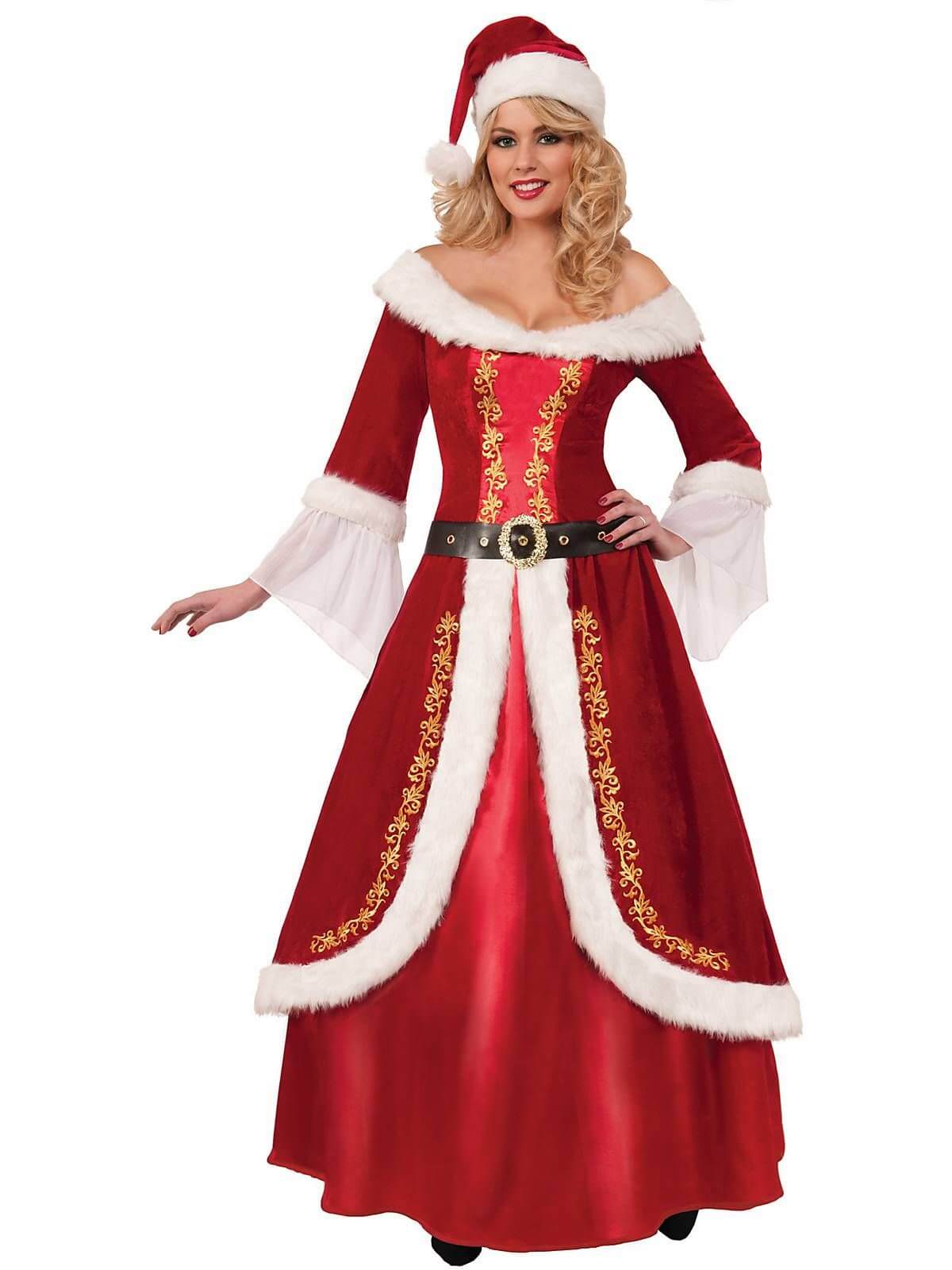 women's santa's little helper costume