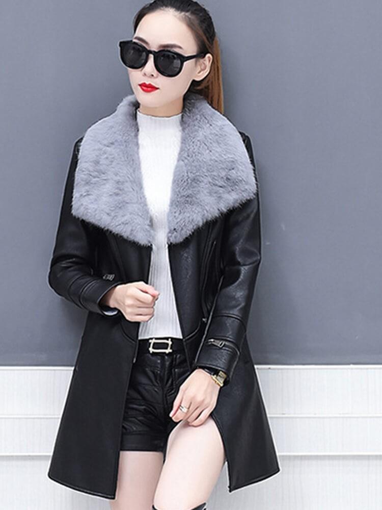 Women's faux fur coats