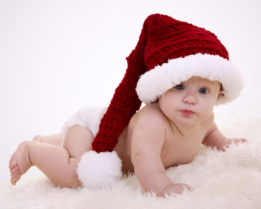 infant christmas hat