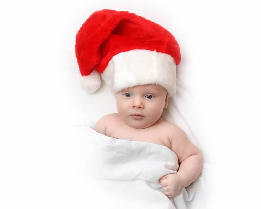 baby Christmas hats