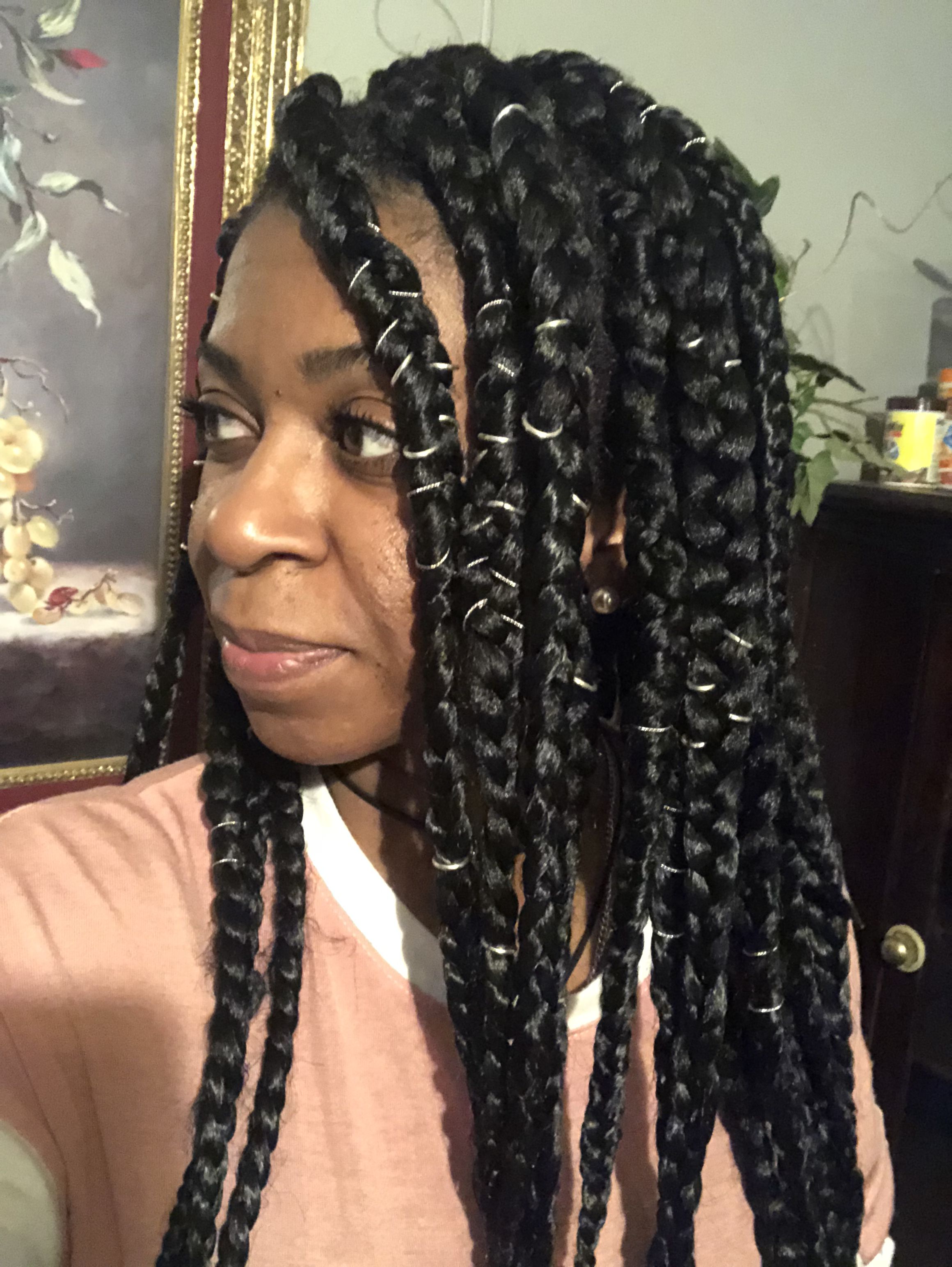 Ring Style Box Braids Hairstyles