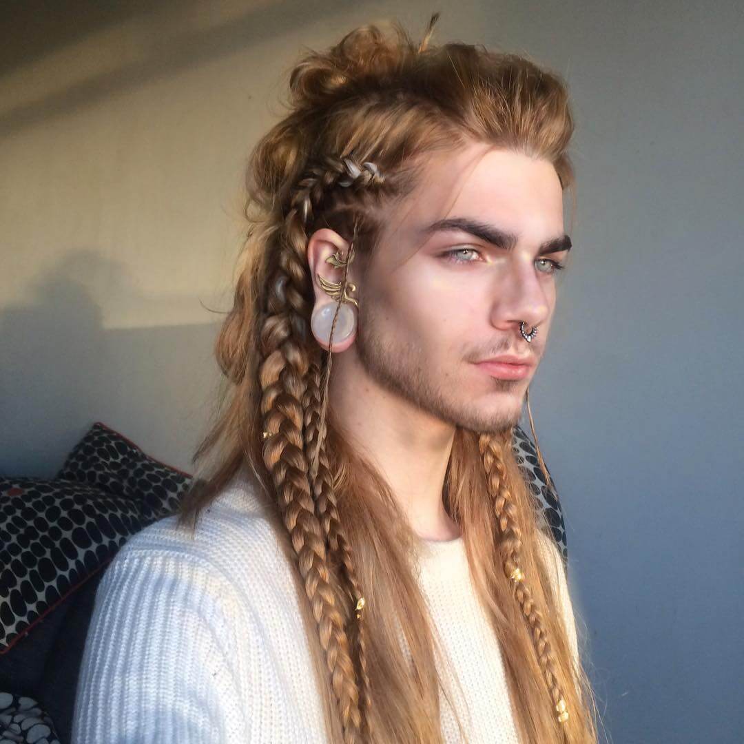 10+ Different Male Models with Long Hair in 2025 | Fashionterest