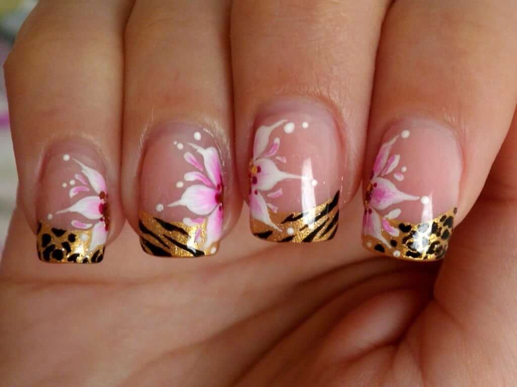 simple nail designs for short nails