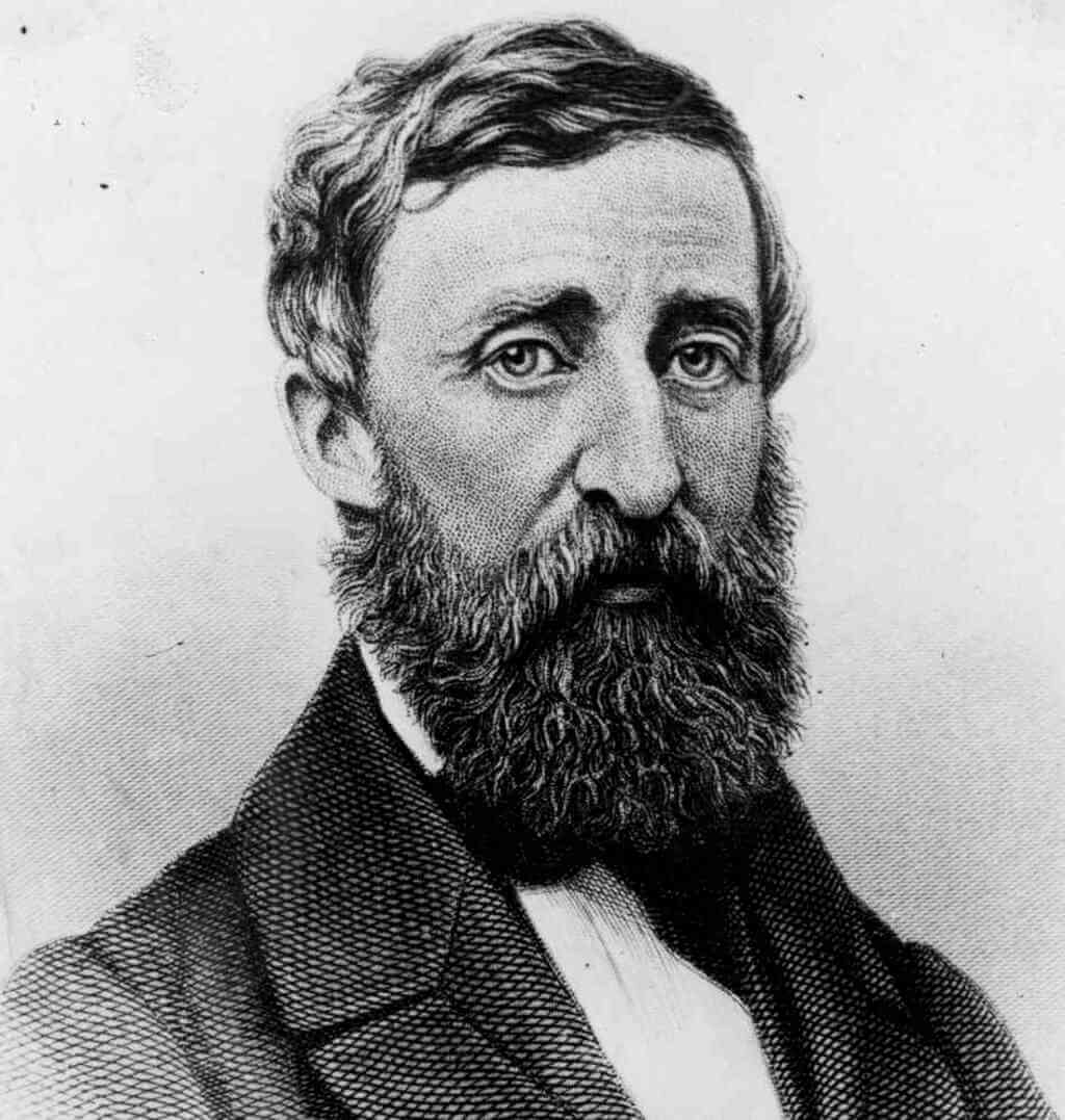 Henry David Thoreau: a famous men with beards