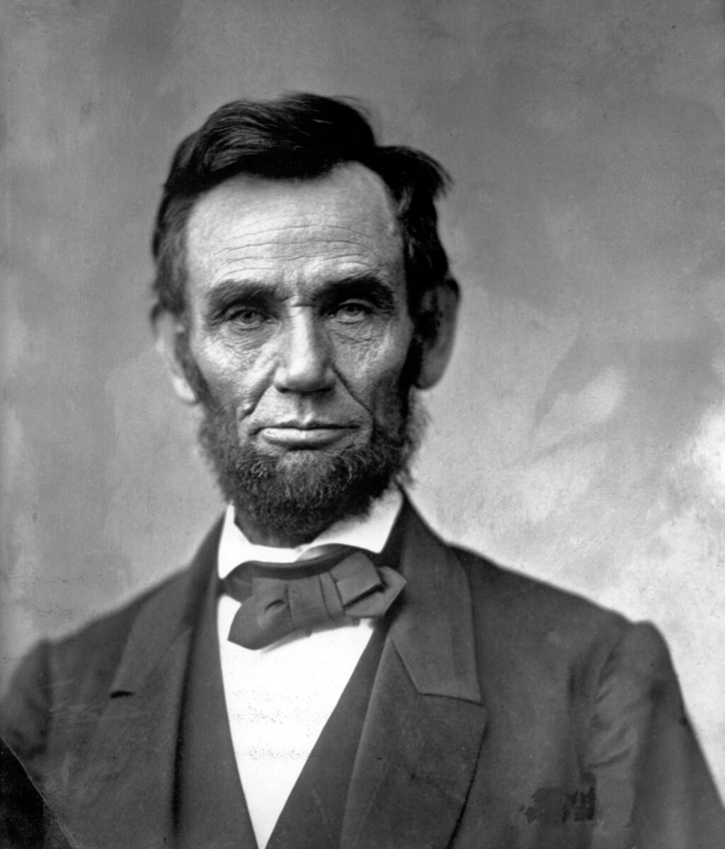 Abraham Lincoln  a famous men with beards