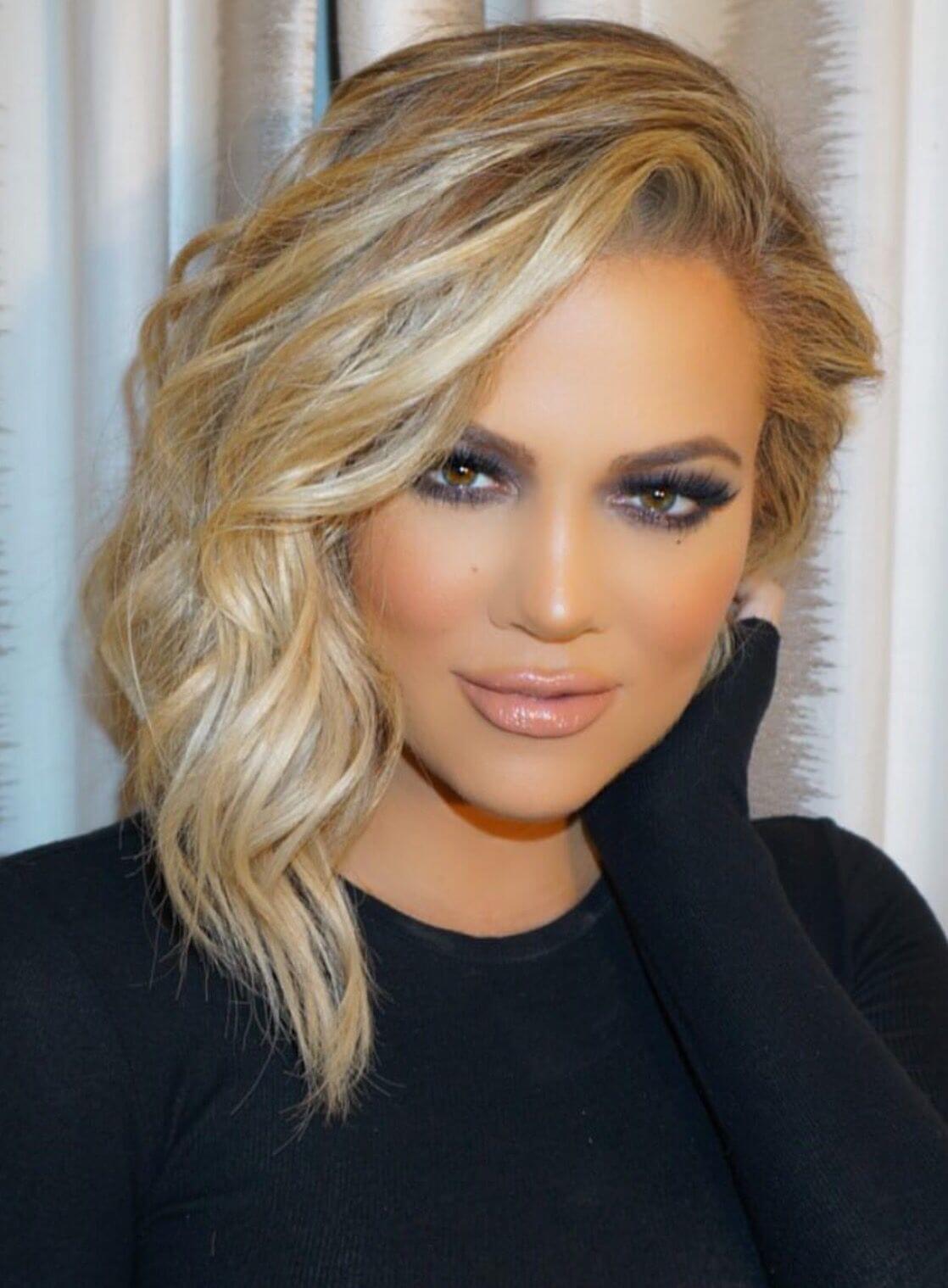 Khloe Kardashian short hair