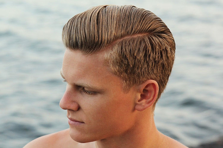 Parted Men Hairstyles For Straight Hair