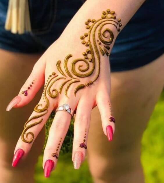  Trail Mehndi Design