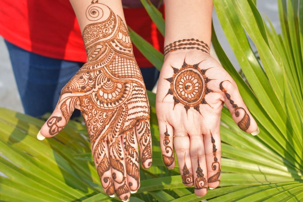 simple mehndi designs for hands for beginners