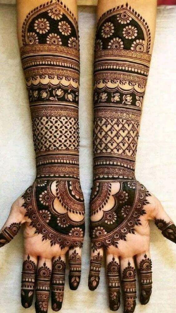 Multi-Patterned Mehandi Designs Simple