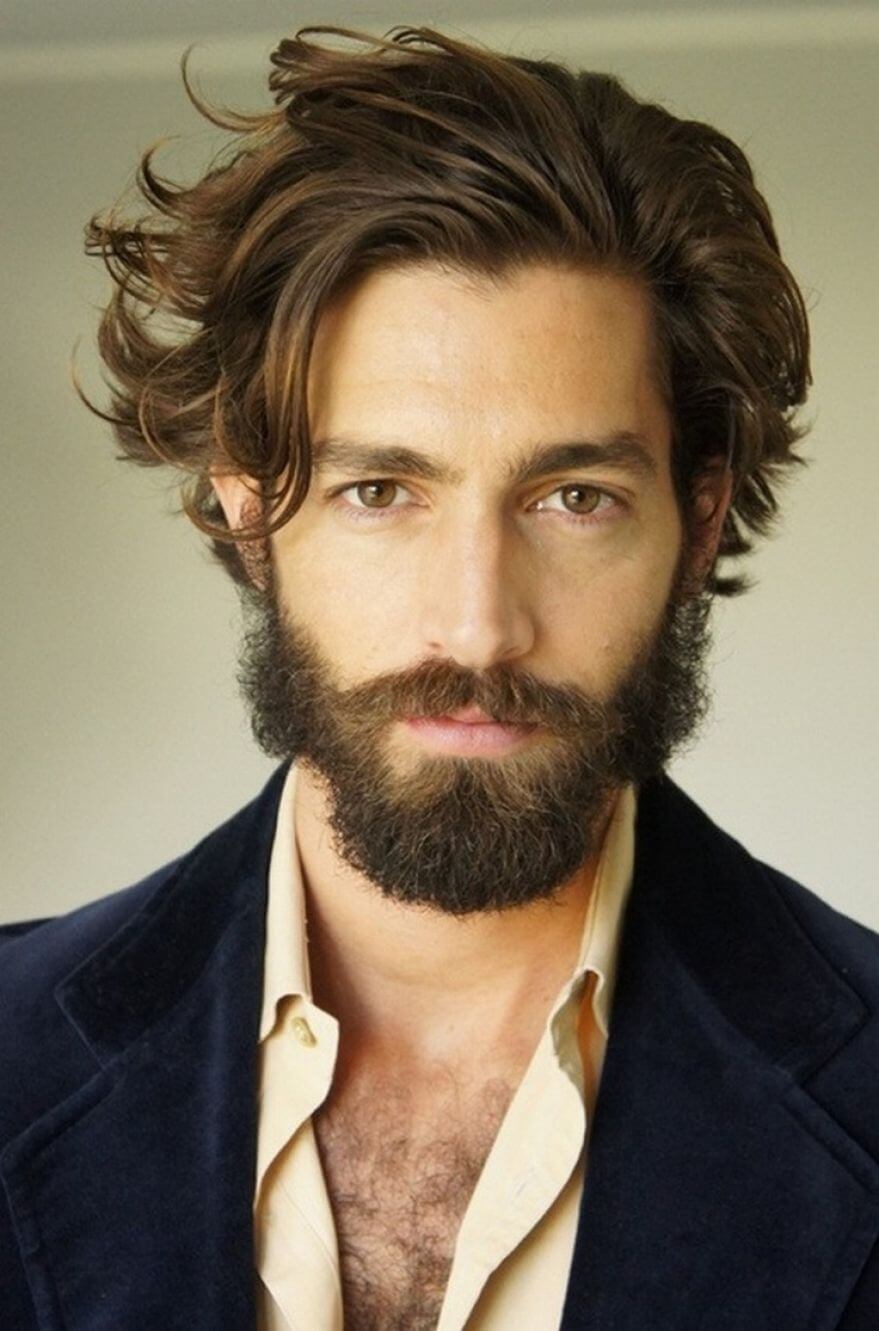 very long hairstyles for men