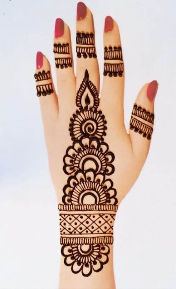 Simple Mehndi Designs For Beginners