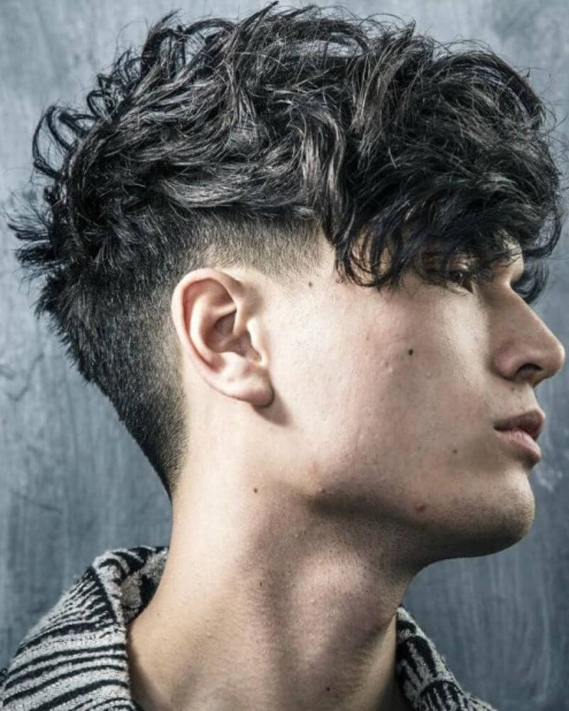 men hairstyles for thick hair and round face