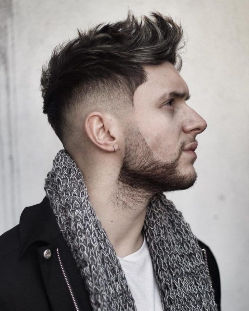 men hairstyles for thick hair and round face