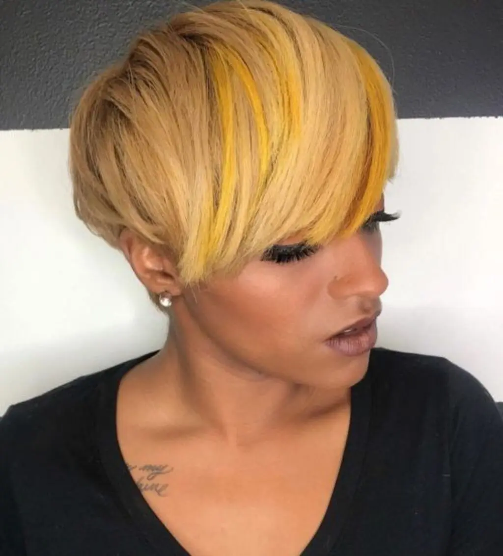 Golden Blonde for Pixie Hairs