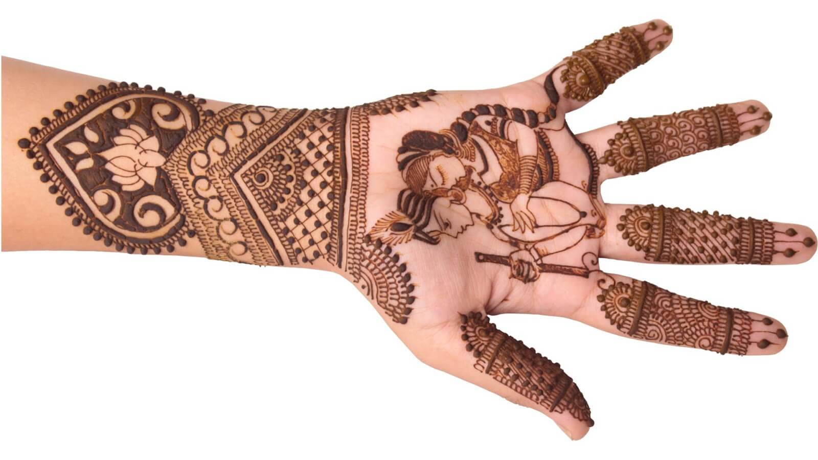 simple mehndi designs for front hands