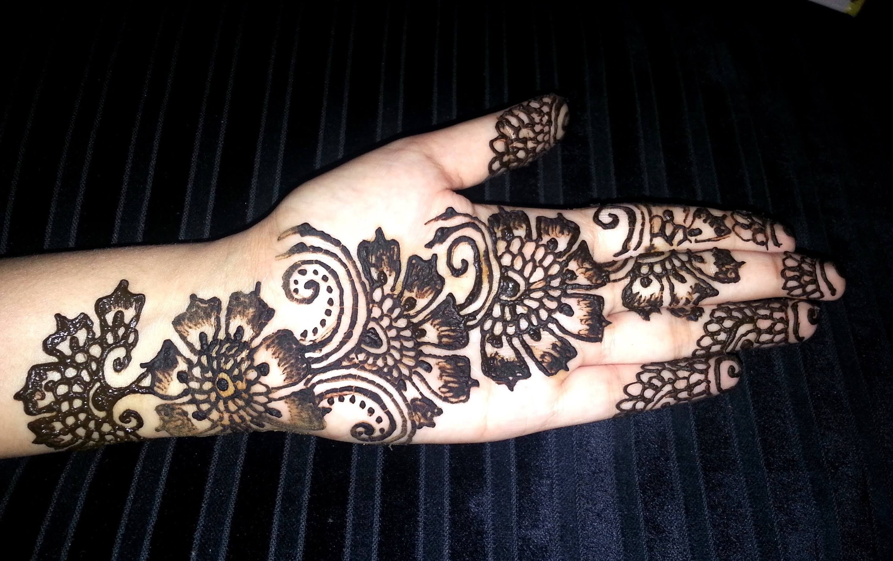 23 Easy Simple Mehndi Design For Front Hand Fashionterest