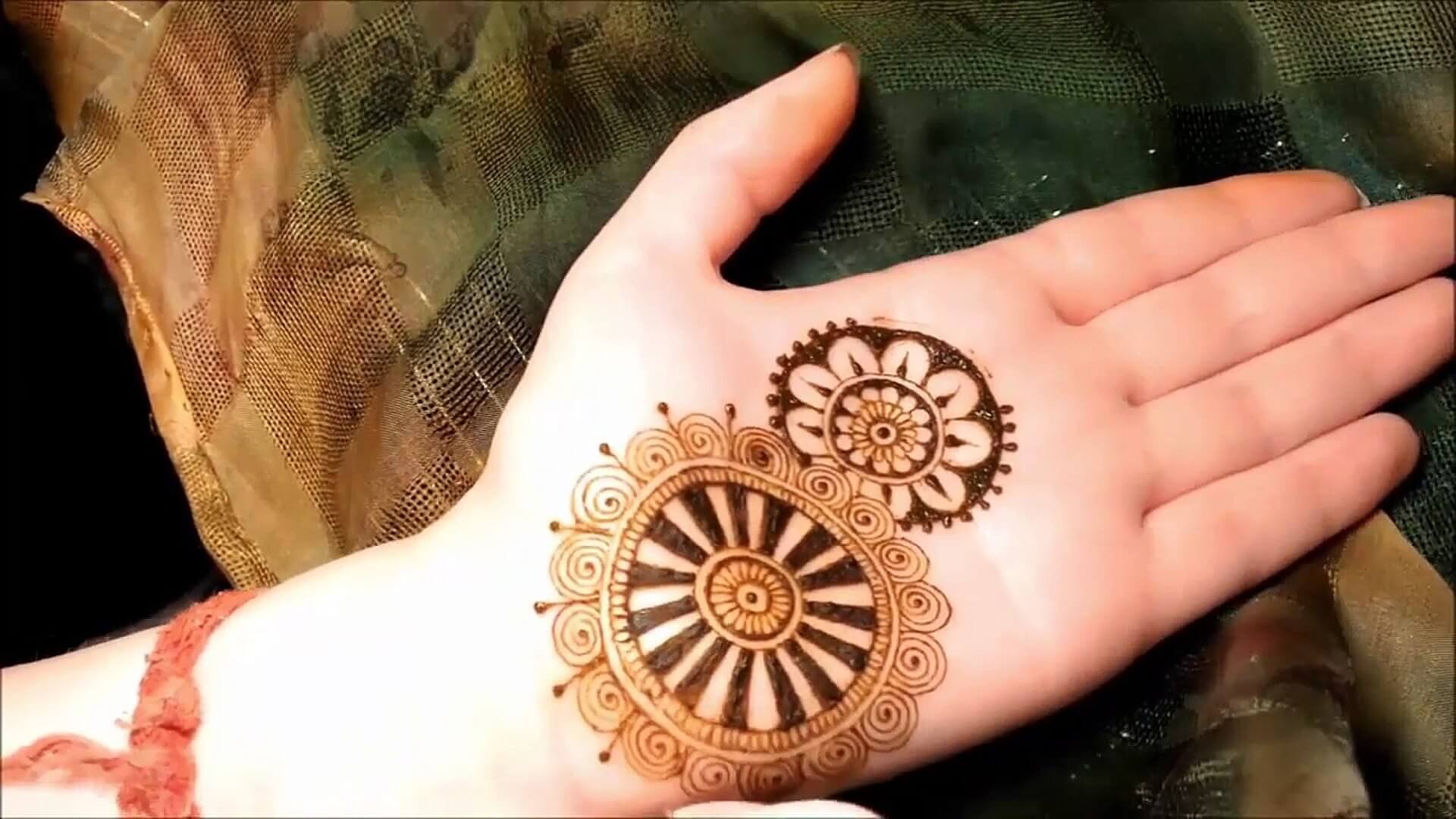 simple mehndi design 