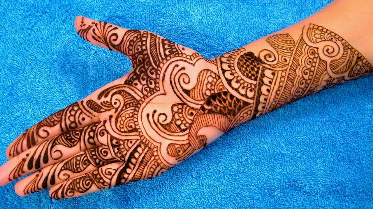 simple mehndi design 