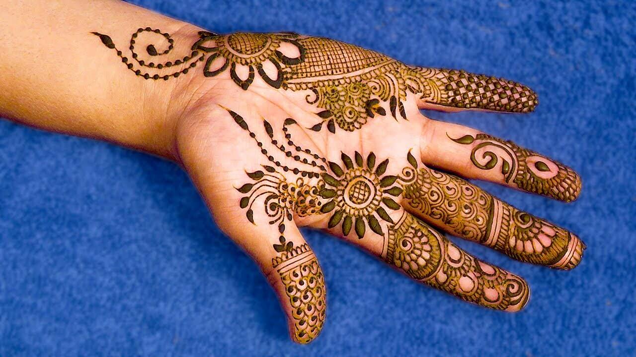 simple mehndi design 