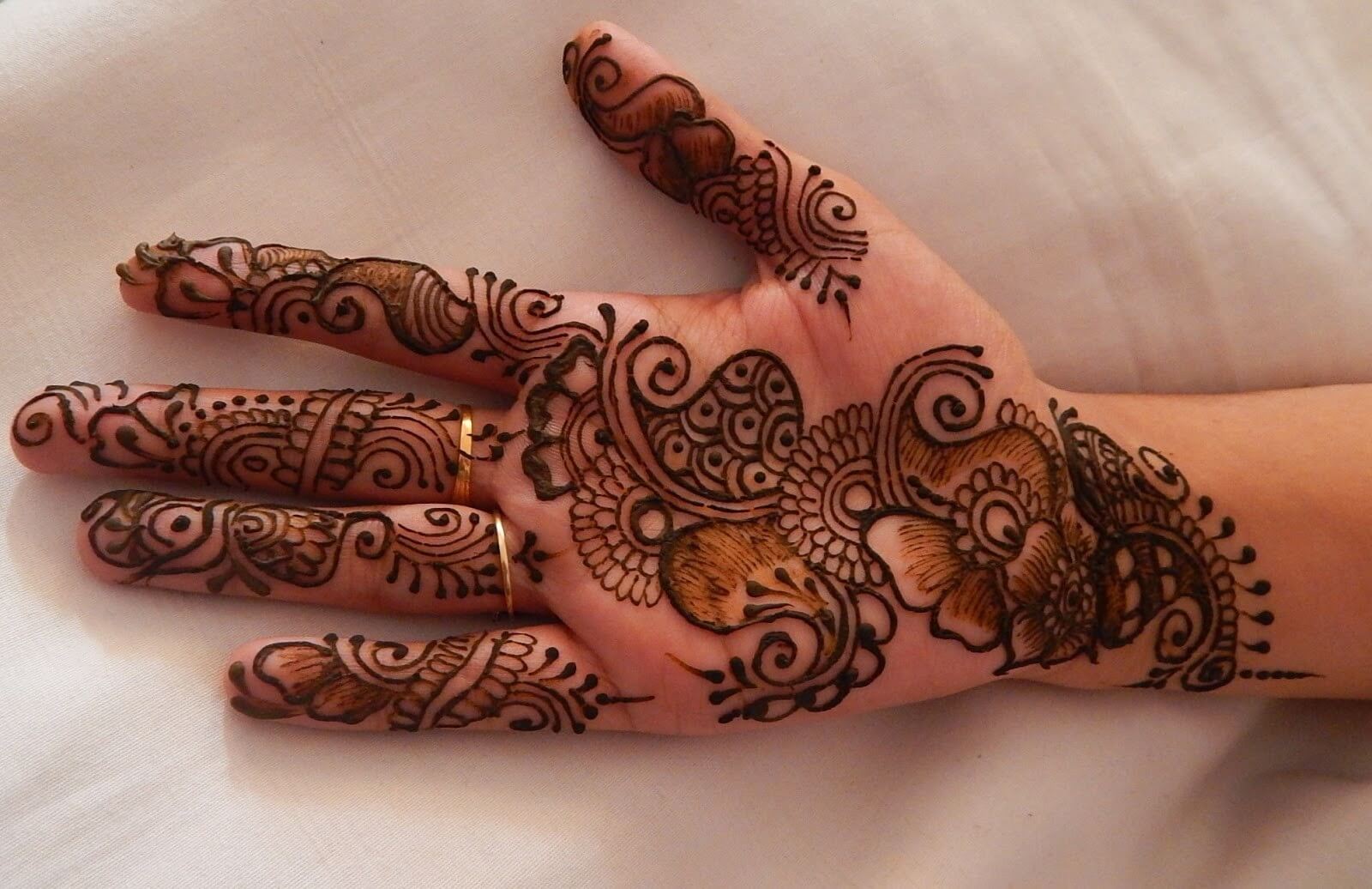 A Simple Mehndi Design For Front Hand Fashionterest