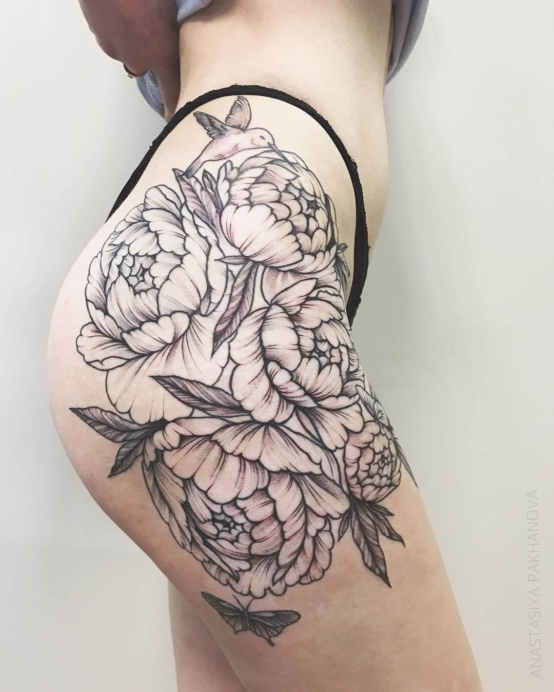 Thigh tattoos for women