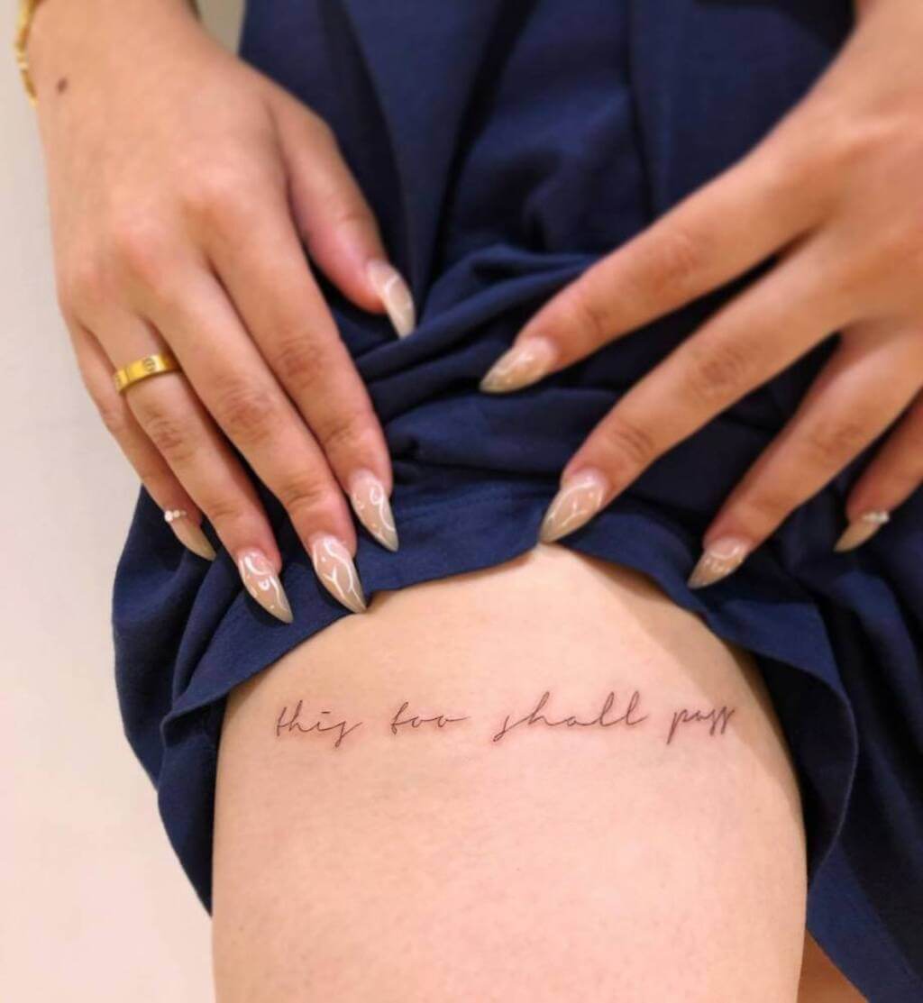 Girl Tattoo Quotes 41  Tattoos Era