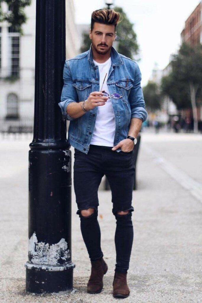 How to Wear a Denim Jacket for Guys [Modern Outfit Ideas]