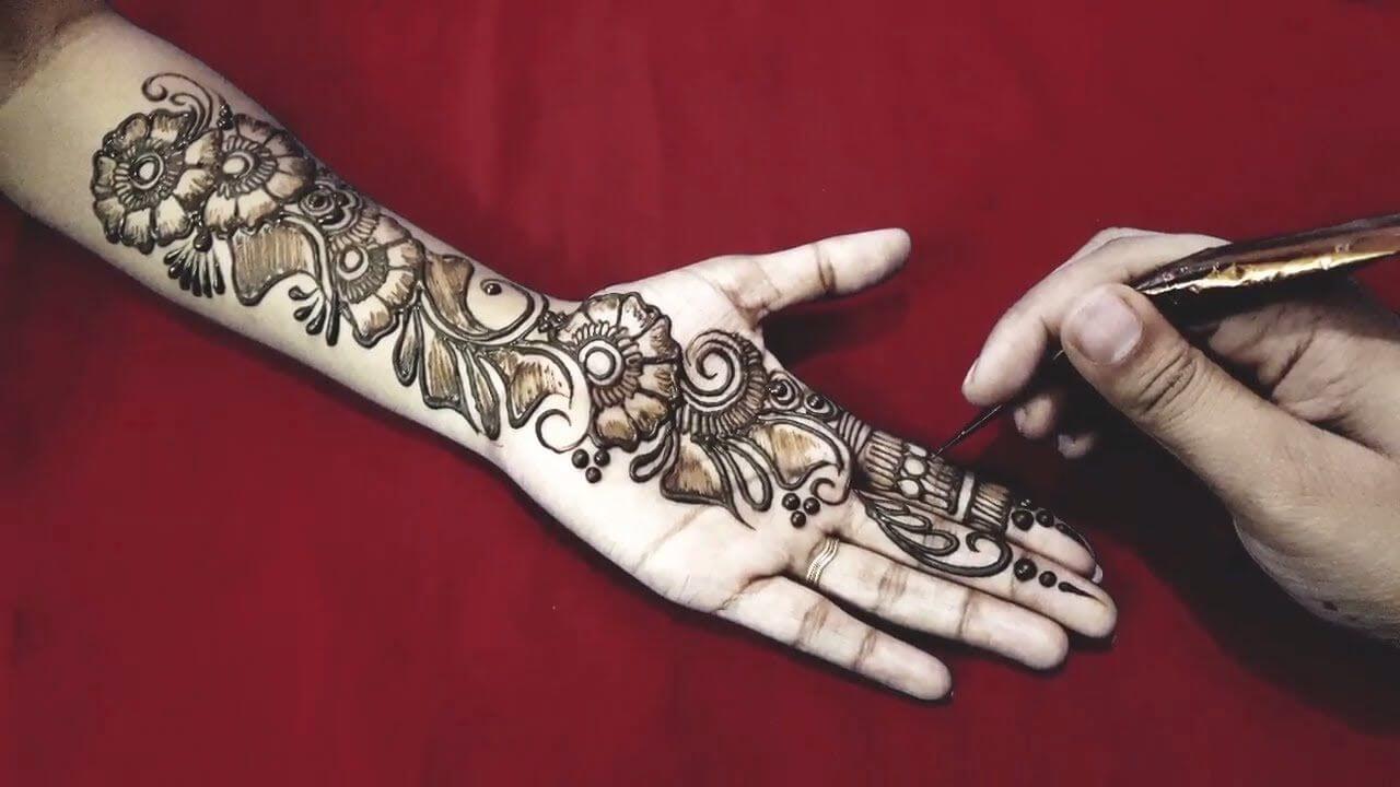 100 Arabic Mehndi Design Images For Hand Fashionterest,Simple Mehndi Tattoo Designs For Back Hand