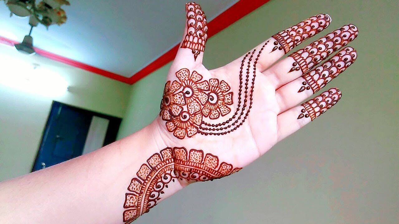 Side Mehndi Designs