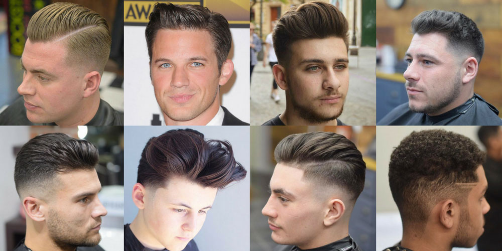 hairstyles men round face
