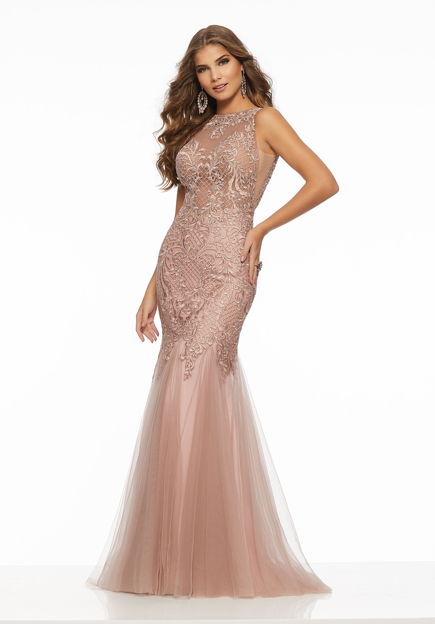 body fit long gown