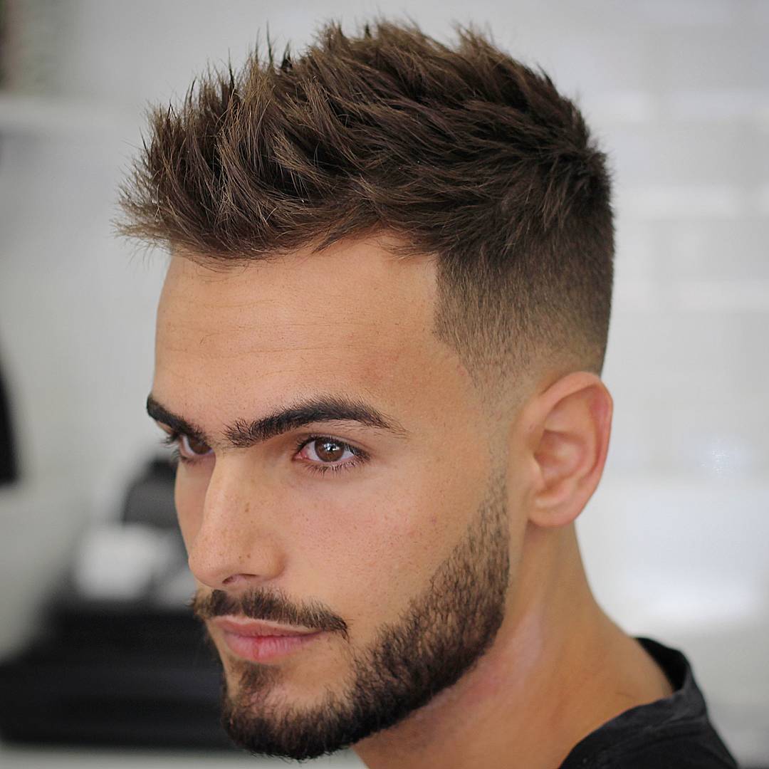 spiky hairstyles for men with thick hair