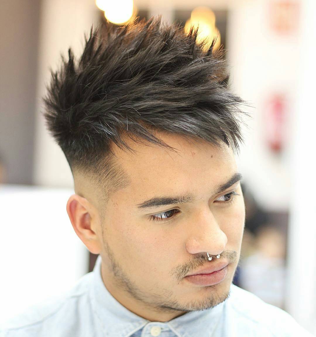 spiky hairstyles for men with long hair