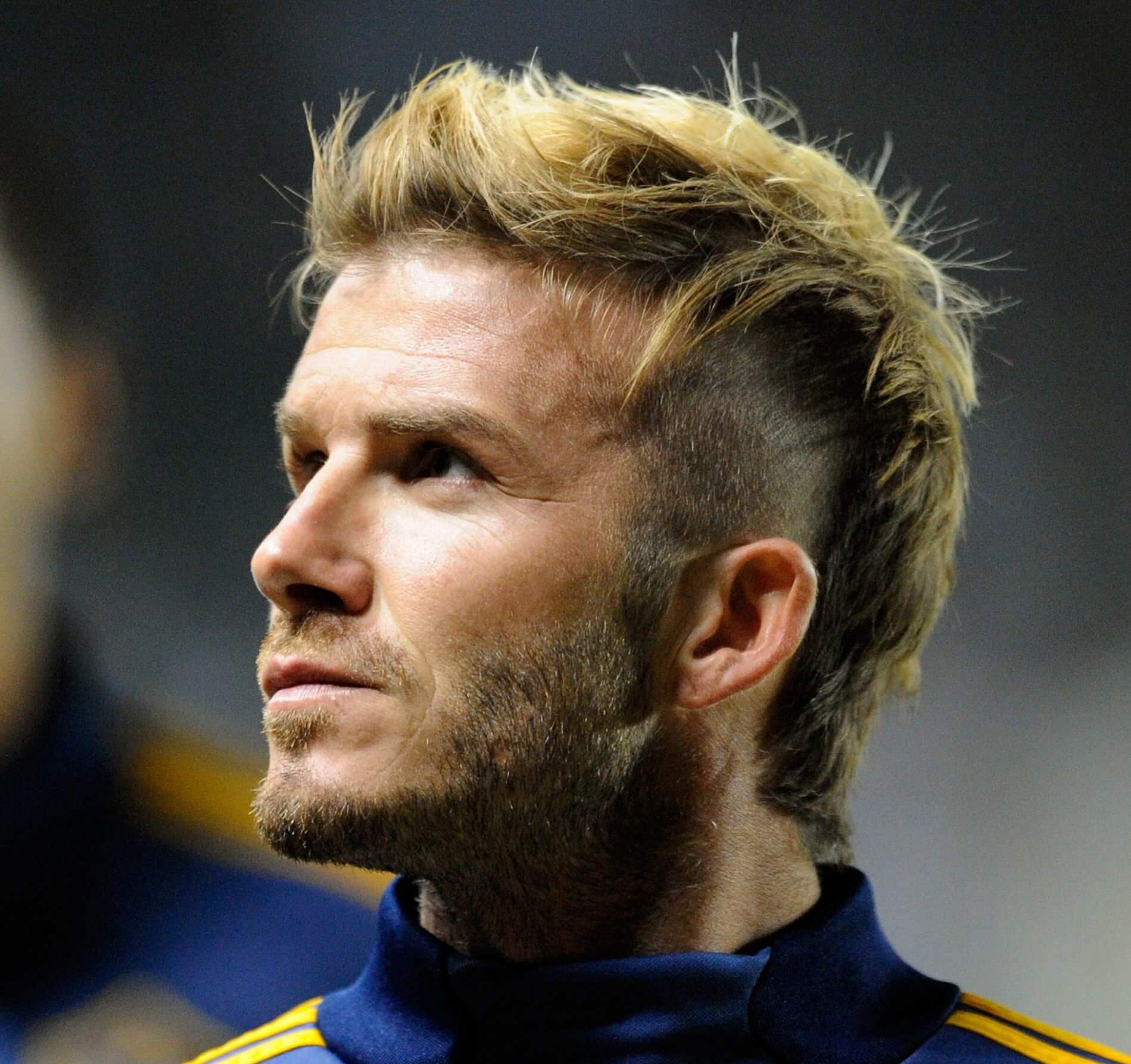 David Beckham Faux Hawk a Medium Spiked Haircut Haircut