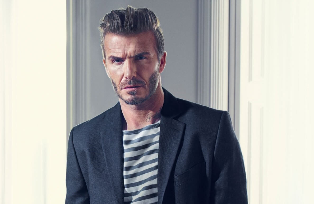 David Beckham Side-Part Haircut