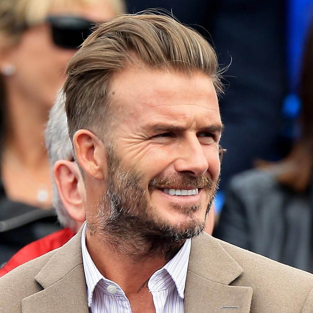 David Beckham Tapered Haircut